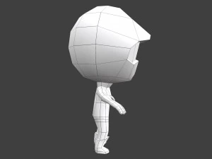 flip rider character 2 3D Model