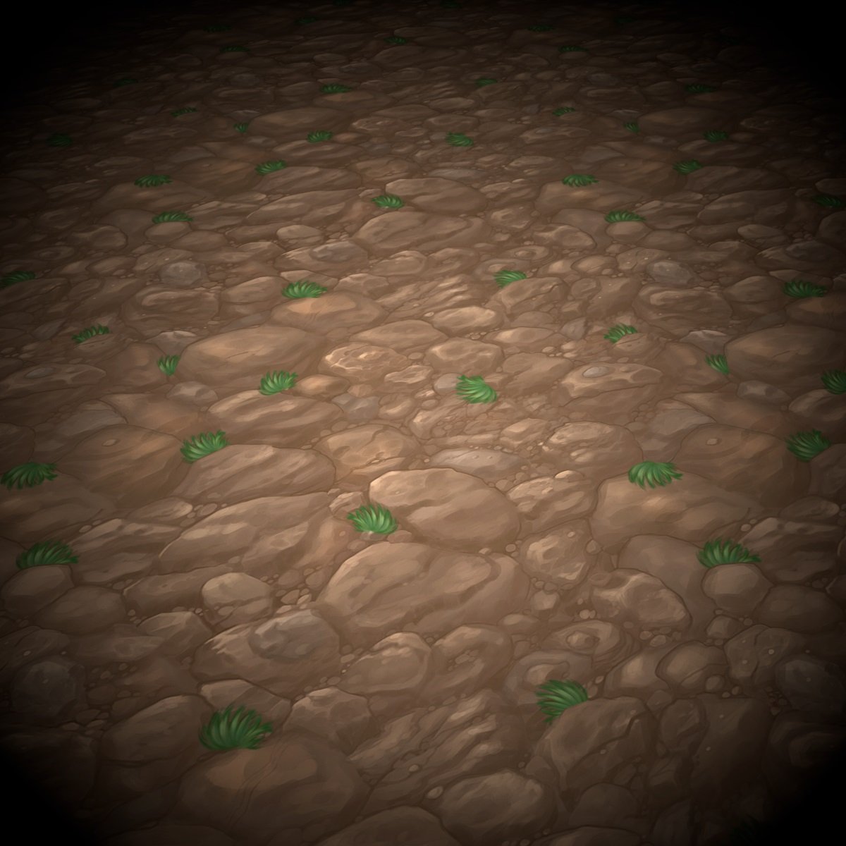 Volume texture. Hand painted Rock texture.