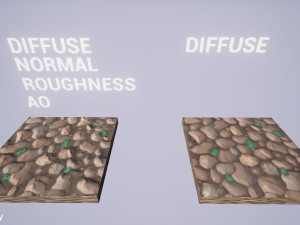 rocks vol 01 - hand painted textures CG 텍스쳐