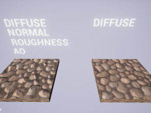 rocks vol 01 - hand painted textures CG 텍스쳐