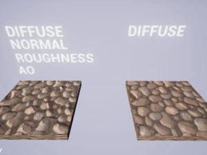 rocks vol 01 - hand painted textures CG Textures