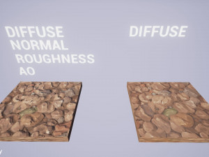 rocks vol 01 - hand painted textures CG 텍스쳐