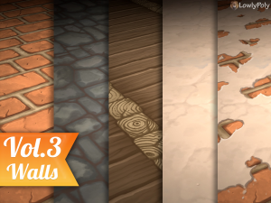 walls vol3 - hand painted texture pack CG 텍스쳐
