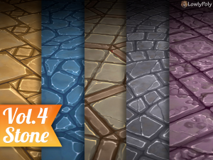 stone tile vol4 - hand painted texture pack CG 텍스쳐