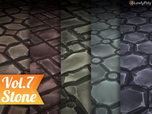 stone tile vol7 - hand painted texture pack CG 텍스쳐