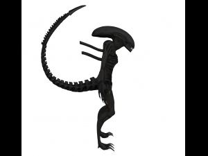alien xenomorph rigged 3Dモデル