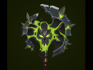 demonic axe 3D मॉडल