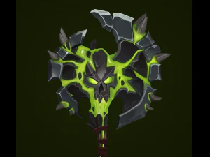 demonic axe 3D Model