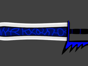 blue dagger 3D 모델