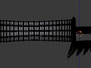 blue dagger 3D Model