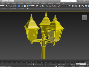 lamp post Model 3D