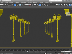 lamp post Model 3D