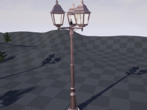lamp post Model 3D