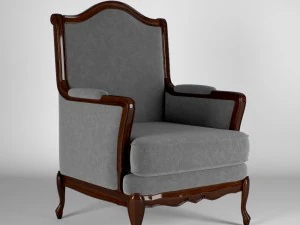 sill&oacute;n cl&aacute;sico Modelo 3D