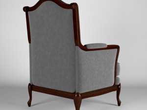 classic armchair Modelo 3D