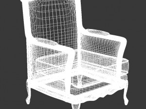classic armchair Modelo 3D
