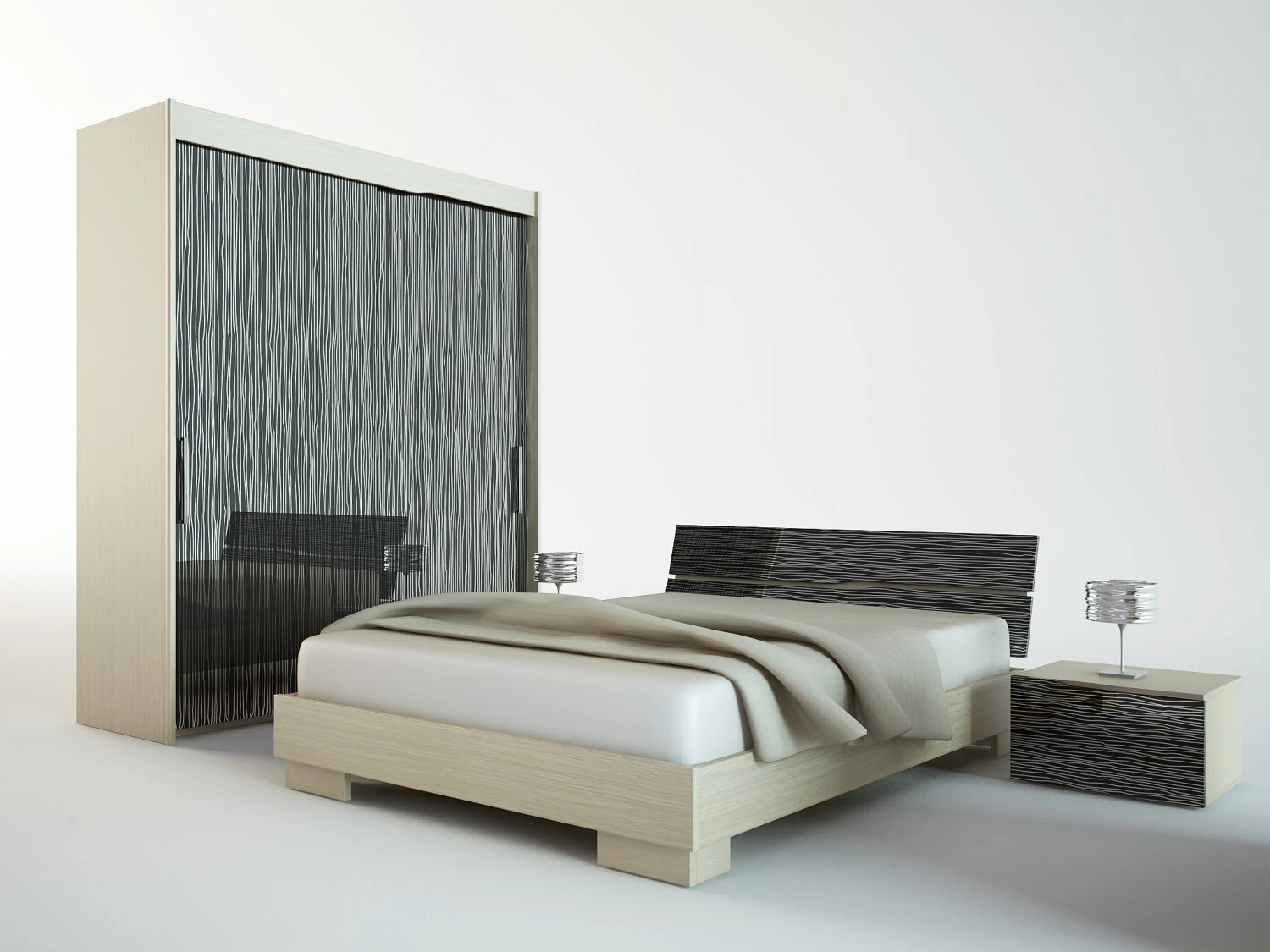 bed 3D Model .c4d .max .obj .3ds .fbx .stl .blend 