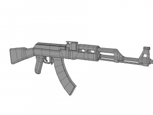 ak 47 3D Model