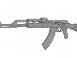ak 47 3D Model