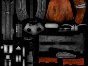 ak 47 3D Model