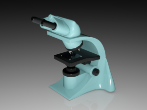 laboratory microscope 3D Model