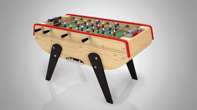 table football game - bonzini Modelo 3D .c4d .max .obj .3ds .fbx .stl .blend 