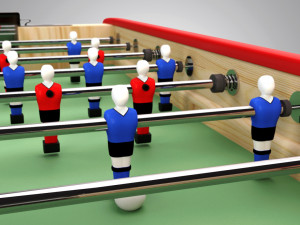 table football game - bonzini Modelo 3D
