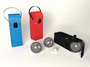 boule de petanque obut set ballen franse sport 3D Model