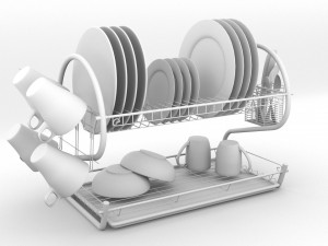 dishes kitchen v1 - 3D 模型