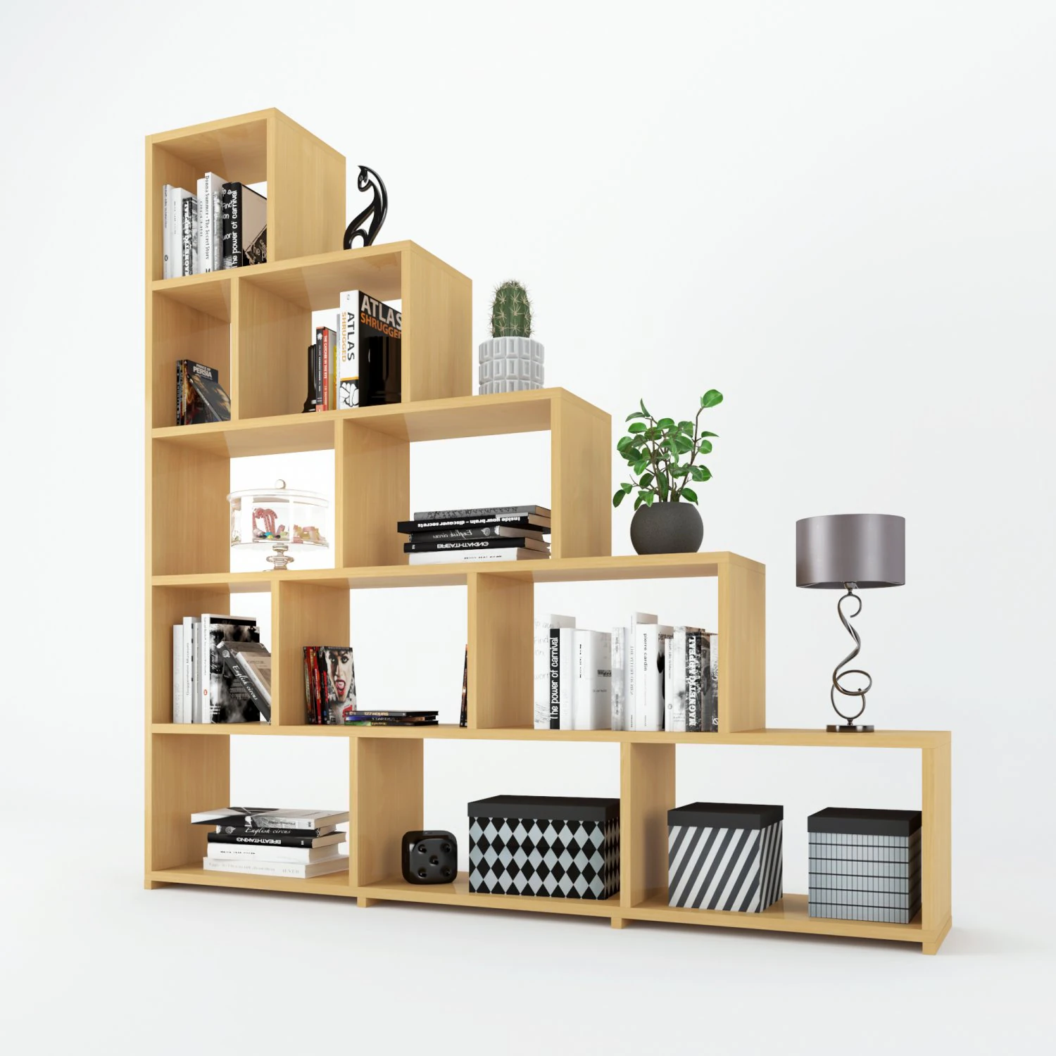 shelf staircase decoration 3D Model .c4d .max .obj .3ds .fbx .stl .blend 