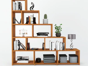 shelf staircase decoration 3D Model