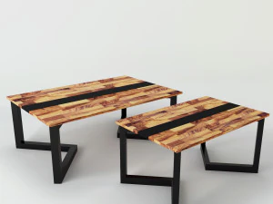 niski stolik denise v1 Model 3D