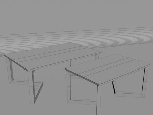 low table denise v1 Modello 3D