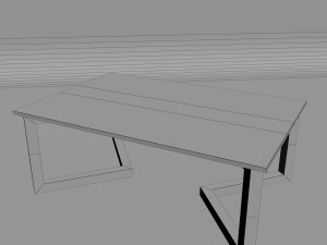 low table denise v1 Modello 3D
