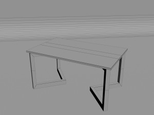 low table denise v1 Modello 3D