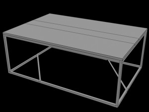low table denise v2 Model 3D