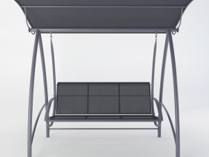 garden swing seat 3D 模型