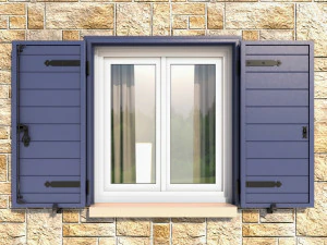 exterior aluminium shutter 3D Model