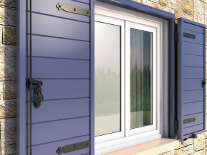 exterior aluminium shutter Modelo 3D