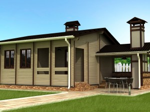 guest house - bathhouse - sauna 3Dモデル