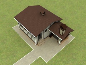 guest house - bathhouse - sauna 3D 모델