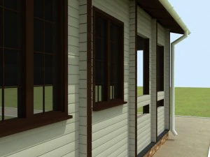 guest house - bathhouse - sauna 3D Model