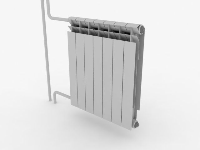 radiator 3D 모델 .c4d .max .obj .3ds .fbx .stl .blend 