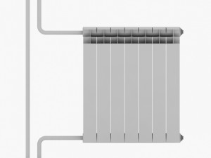 radiator 3D 모델