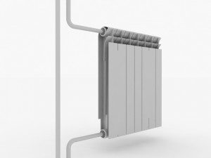 radiator 3D 모델