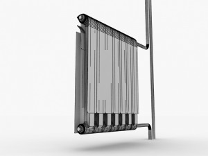 radiator 3D 모델