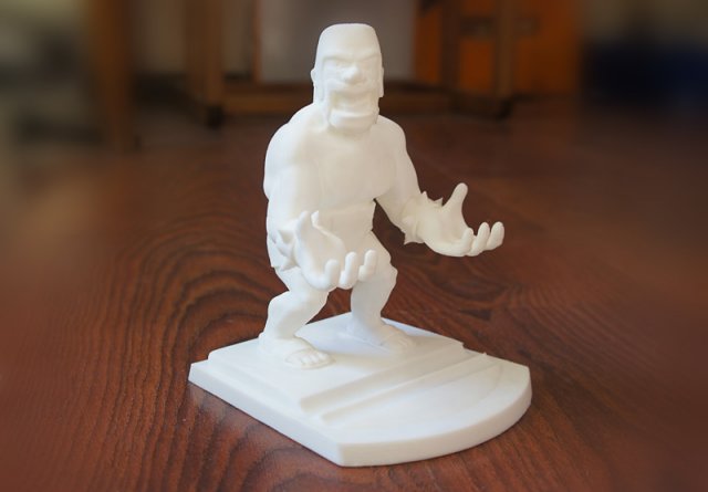 Download Barbarian smartphone holder 3d print model 3D Model