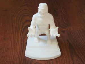 Barbarian smartphone holder 3d print model 3D Print Model