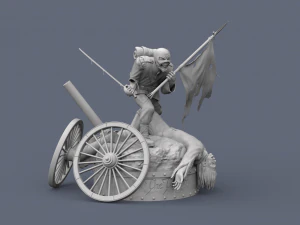 Солдат 3D Принт Модель