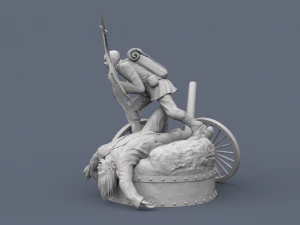 Солдат 3D Принт Модель